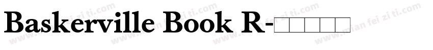 Baskerville Book R字体转换
